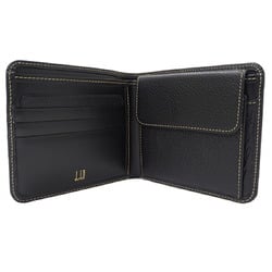 Dunhill Men's Bi-fold Wallet Leather Black