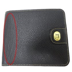 Dunhill Men's Bi-fold Wallet Leather Black