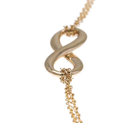 Tiffany Infinity Double Chain Bracelet Pink Gold (18K) No Stone Charm Bracelet Pink Gold