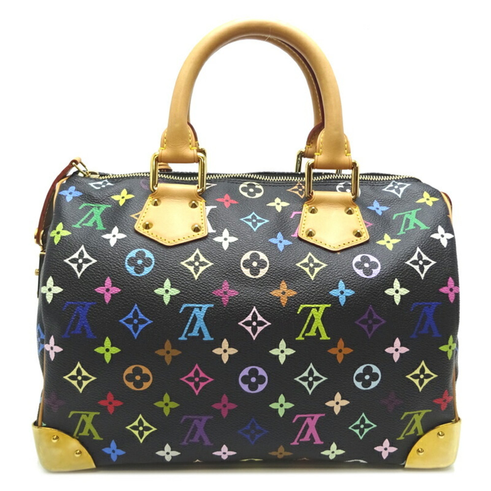 Louis Vuitton Speedy 30 Women's Boston Bag M92642 (Model) Monogram Multicolor (Noir)