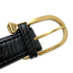 Gucci Men's Belt 114883 Leather Black