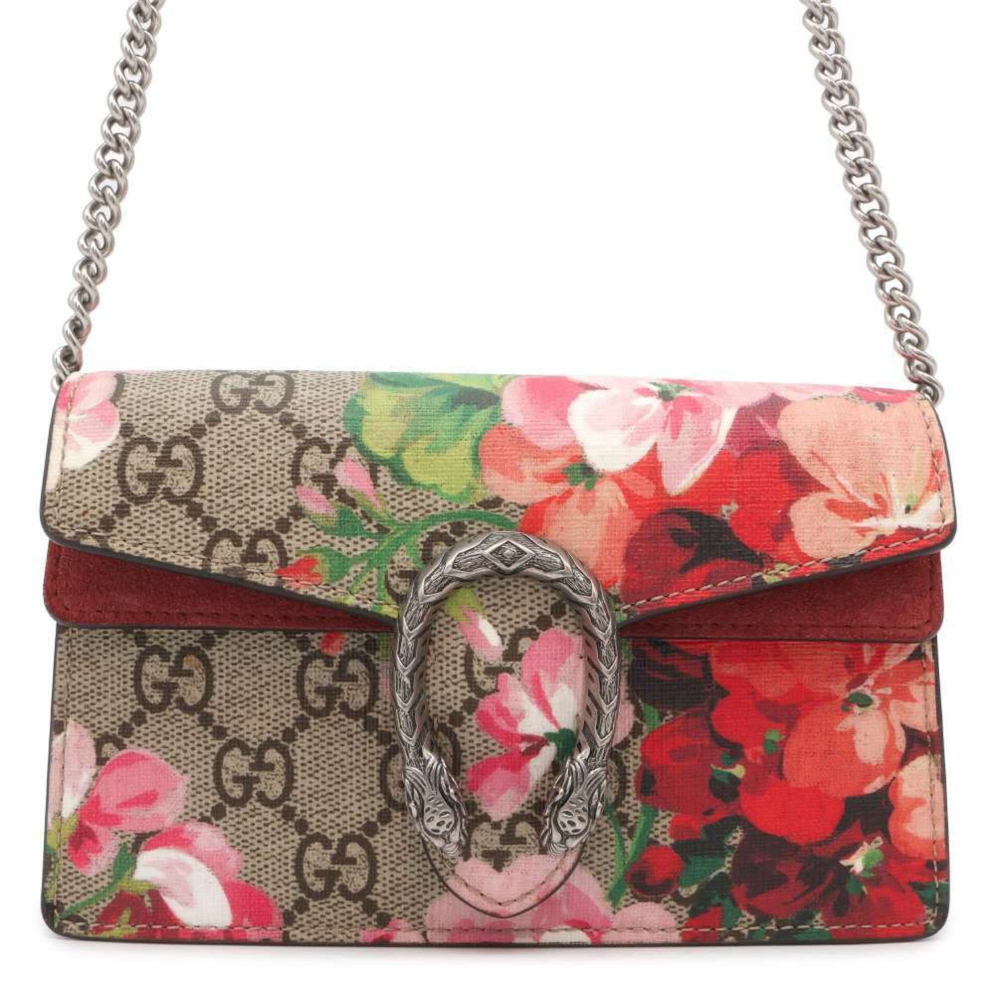 Gucci Chain Shoulder Bag Dionysus GG Supreme Super 476432 GUCCI Flower