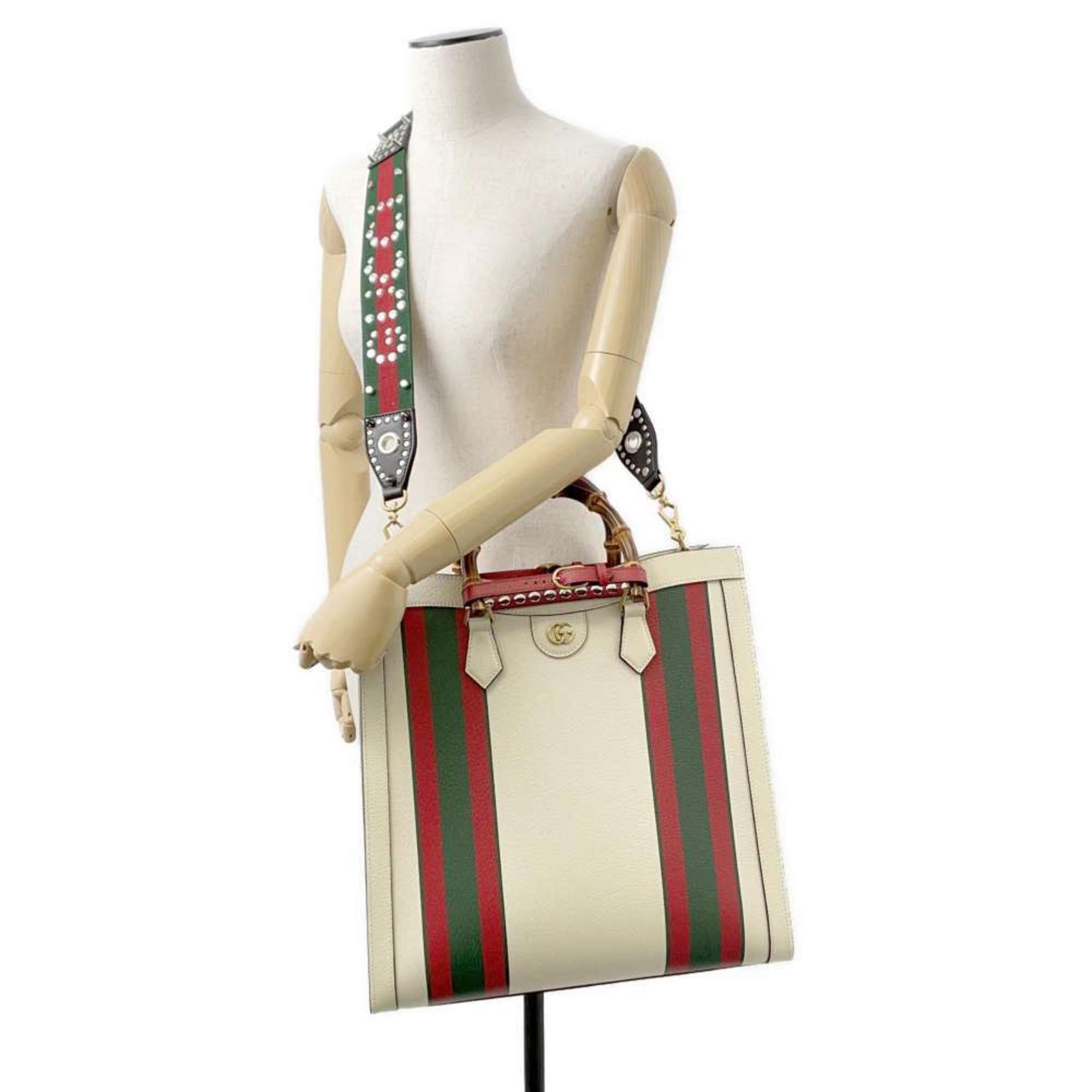 Gucci Tote Bag Diana Maxi Leather 719289 GUCCI 3way Shoulder