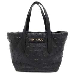 Jimmy Choo Handbag Sarah Star Embossed Leather JIMMY CHOO 2way Shoulder Bag Black