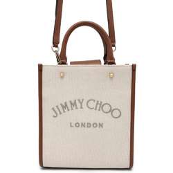 Jimmy Choo Handbag Varenne Tote Canvas JIMMY CHOO 2way Shoulder Bag