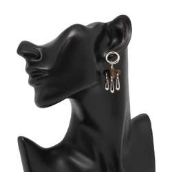 Hermes Swing Buffalo Horn Earrings HERMES