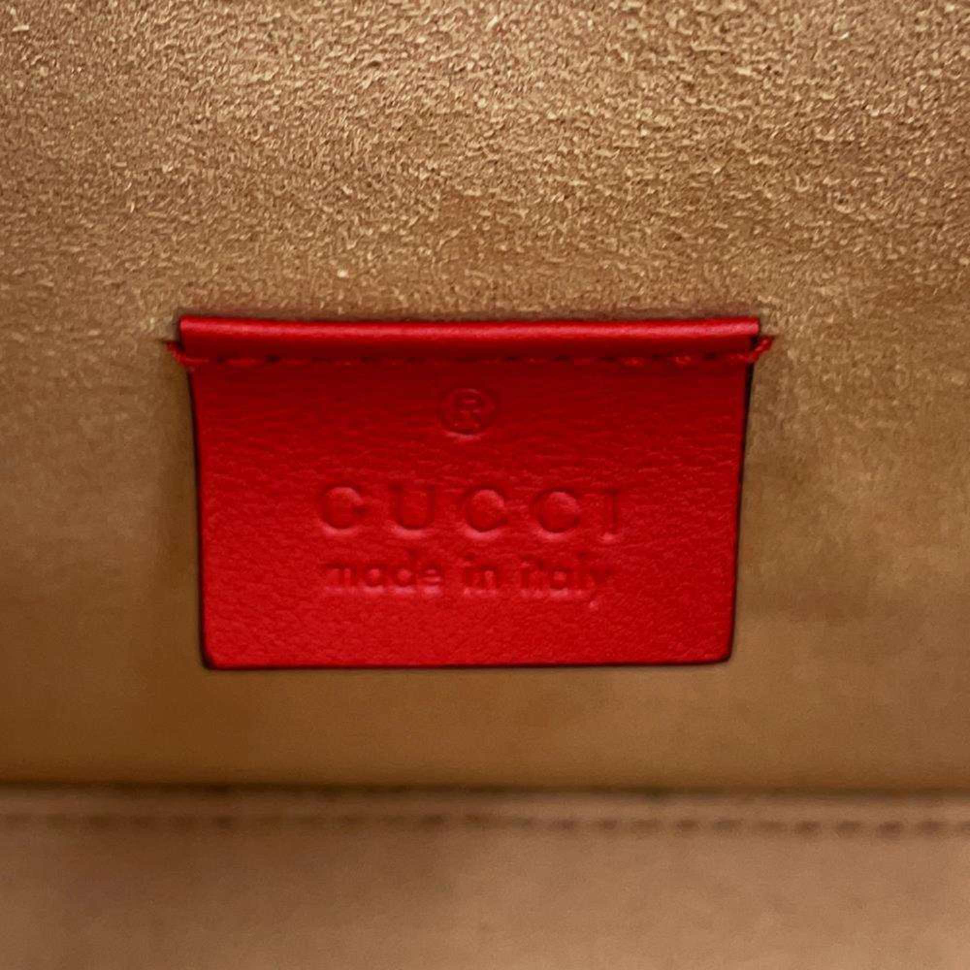 Gucci Handbag GG Apple Bamboo Supreme 603221 GUCCI 2way Shoulder Bag