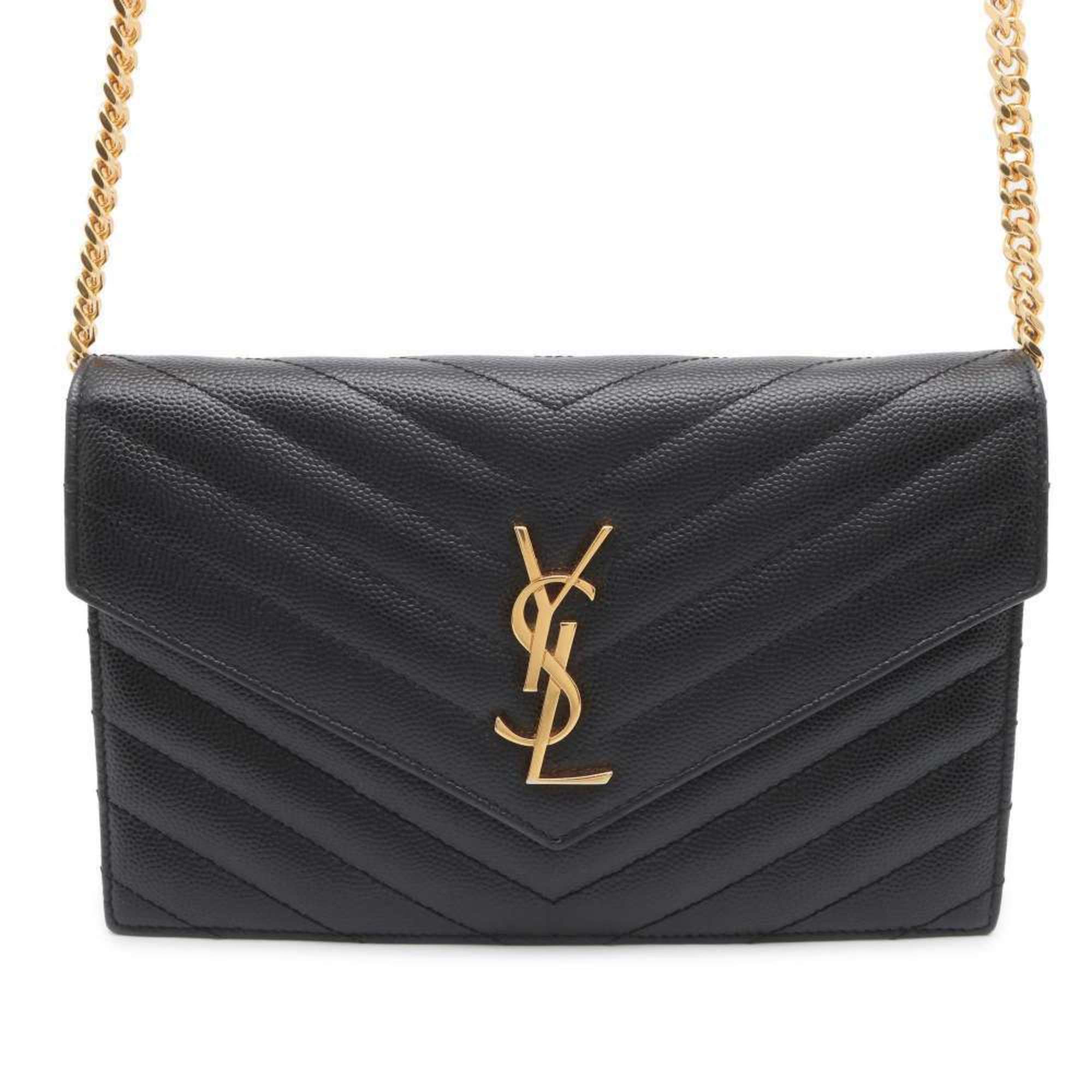 Saint Laurent Chain Wallet Monogram YSL 393953 SAINT LAURENT PARIS Clutch