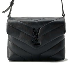 Saint Laurent Shoulder Bag Lulu Toy 467072 SAINT LAURENT PARIS Black