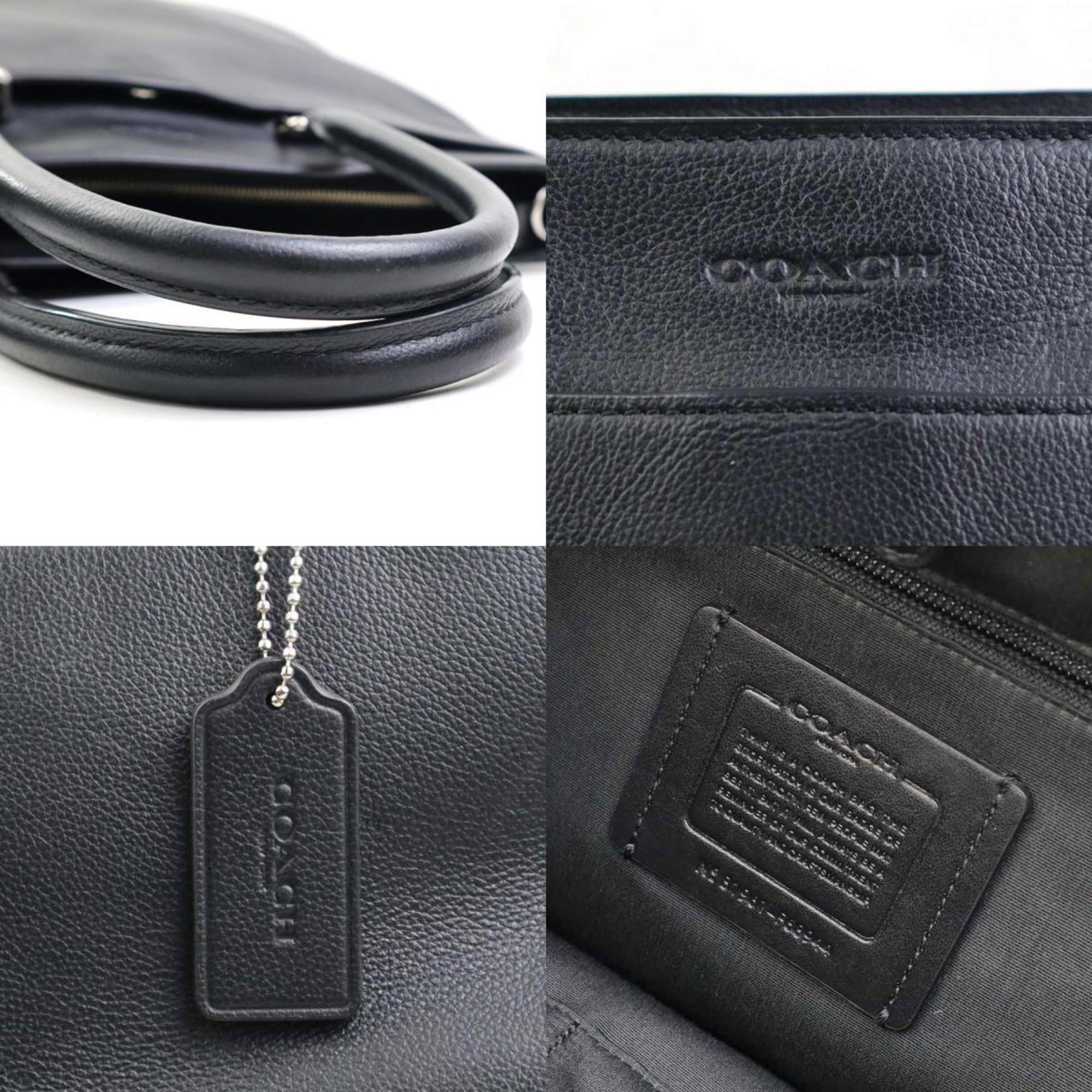 Coach COACH handbag shoulder bag leather black men's h30389k