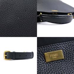 FENDI Handbag Shoulder Bag Peekaboo Essential Leather Black Men's 7V76-A91A a0404