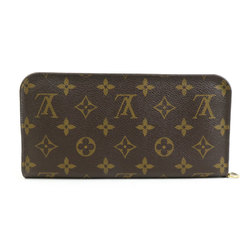 Louis Vuitton LOUIS VUITTON Round Long Wallet Ikat Flower Portefeuille Ansolite Monogram Canvas Rose Andian Women's M60391 a0417