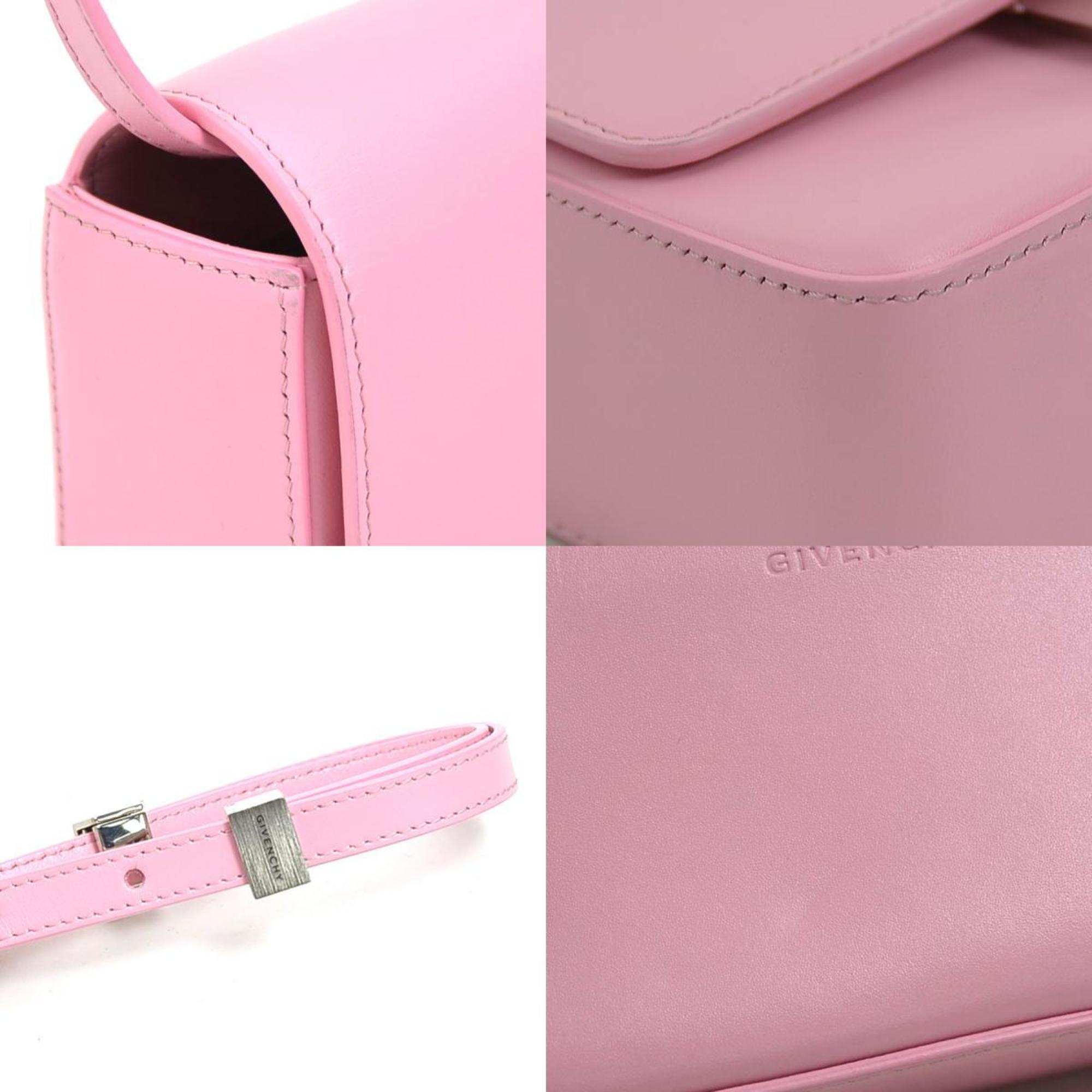 Givenchy shoulder bag leather pink ladies h30394g