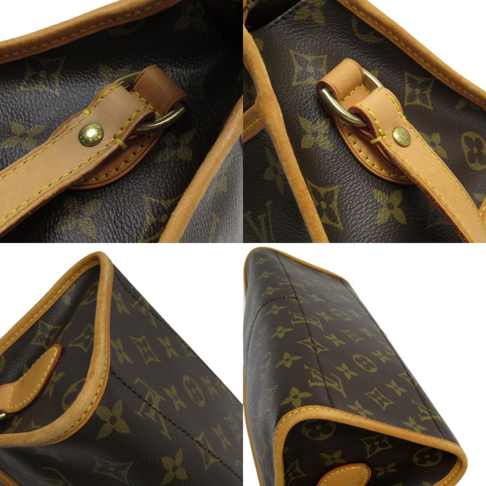 Louis Vuitton LOUIS VUITTON Shoulder Bag Monogram Popincourt Long Canvas Brown Women's M40008 w0587a