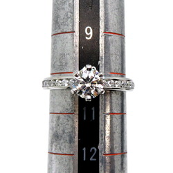 Tiffany 0.66ct Diamond Solitaire Channel Setting Ladies Ring, Pt950 Platinum, Size 10