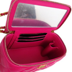 Chanel Vanity Women's Shoulder Bag AP1341 Lambskin Eo Pink