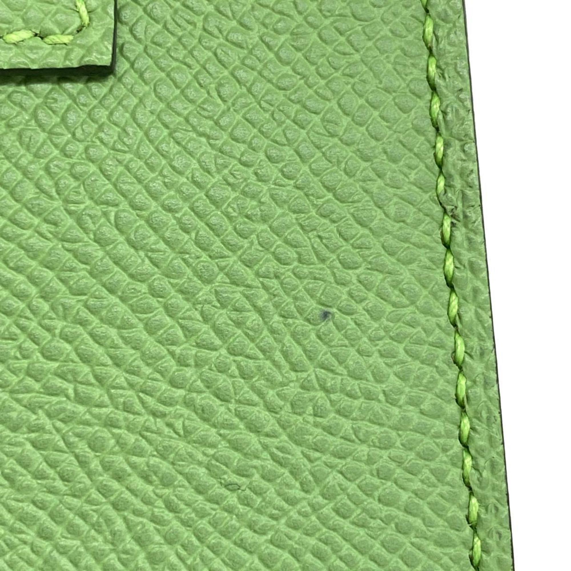 Hermes handbag Kelly 28 Y stamped Veau Epsom Vert Cricket for women