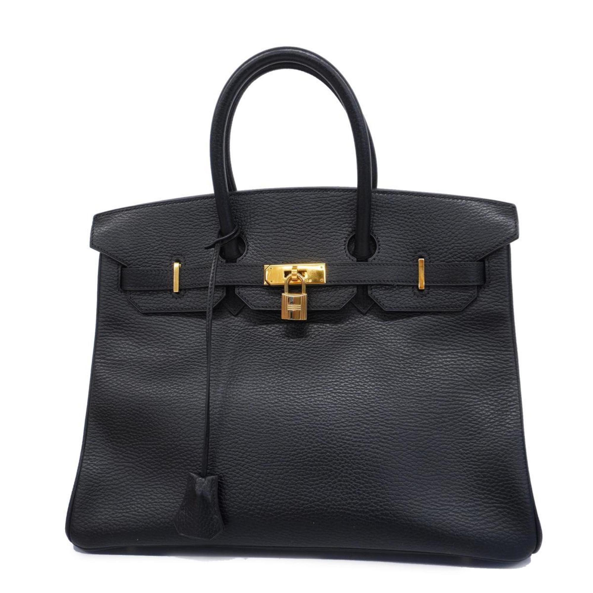 Hermes handbag Birkin 35 □F stamp Ardennes Black Ladies