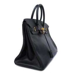 Hermes handbag Birkin 35 □F stamp Ardennes Black Ladies