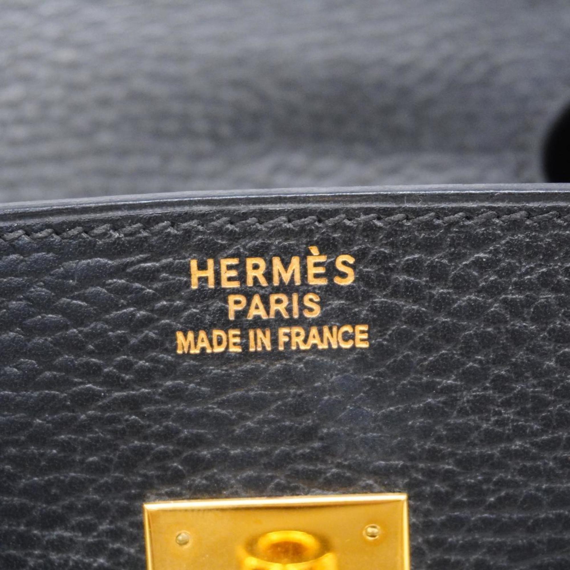 Hermes handbag Birkin 35 □F stamp Ardennes Black Ladies