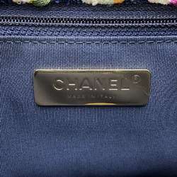 Chanel Chain Shoulder Bag 19 Flap Coco Mark Tweed AS1160 CHANEL