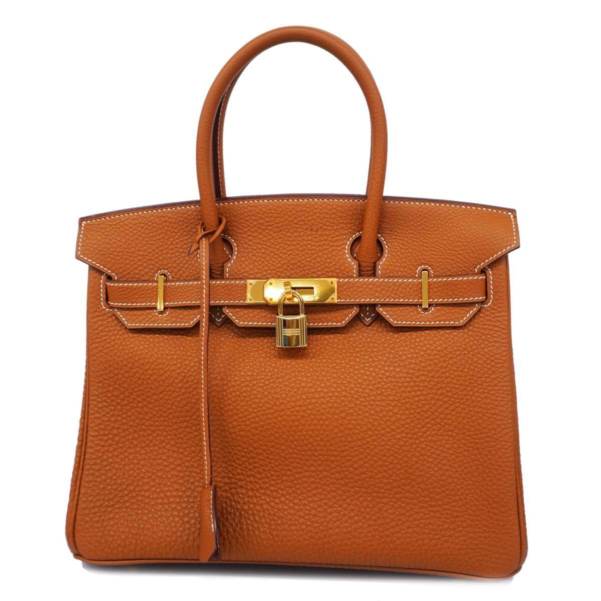 Hermes handbag Birkin 30 □H stamp Togo gold ladies