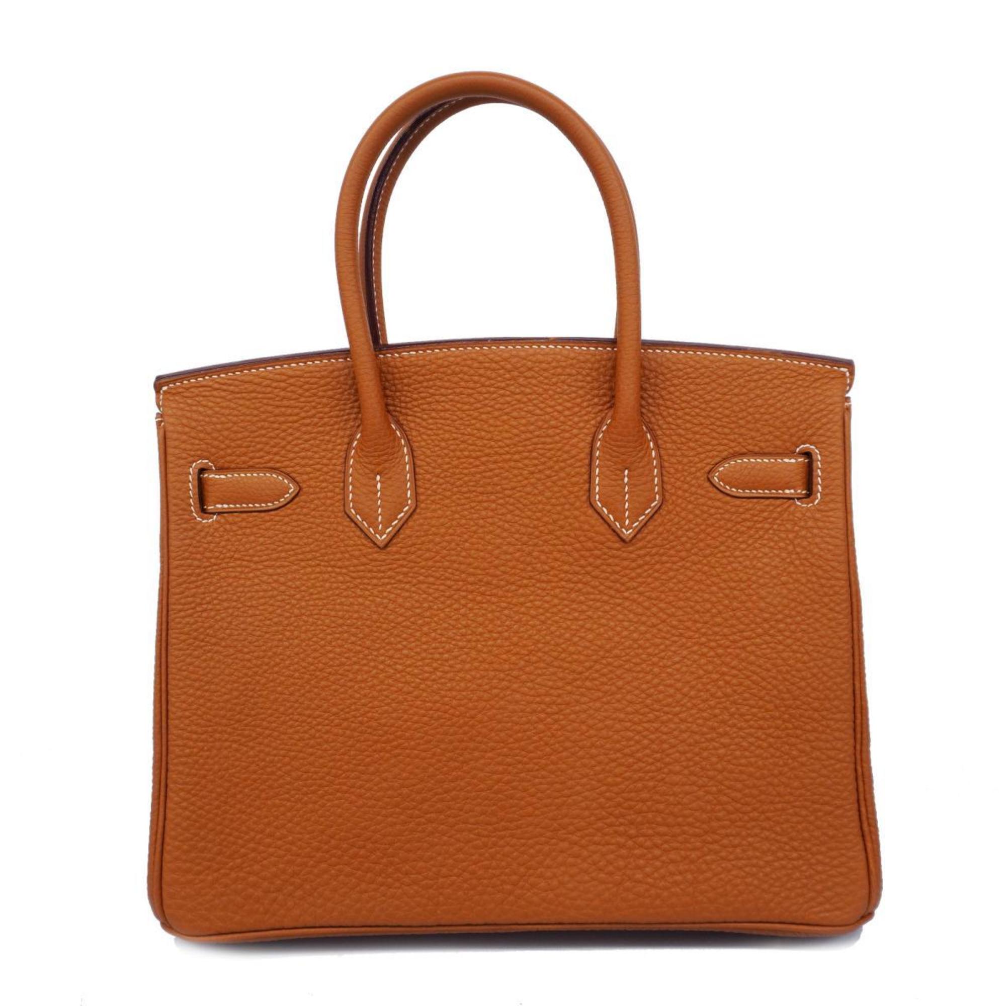 Hermes handbag Birkin 30 □H stamp Togo gold ladies