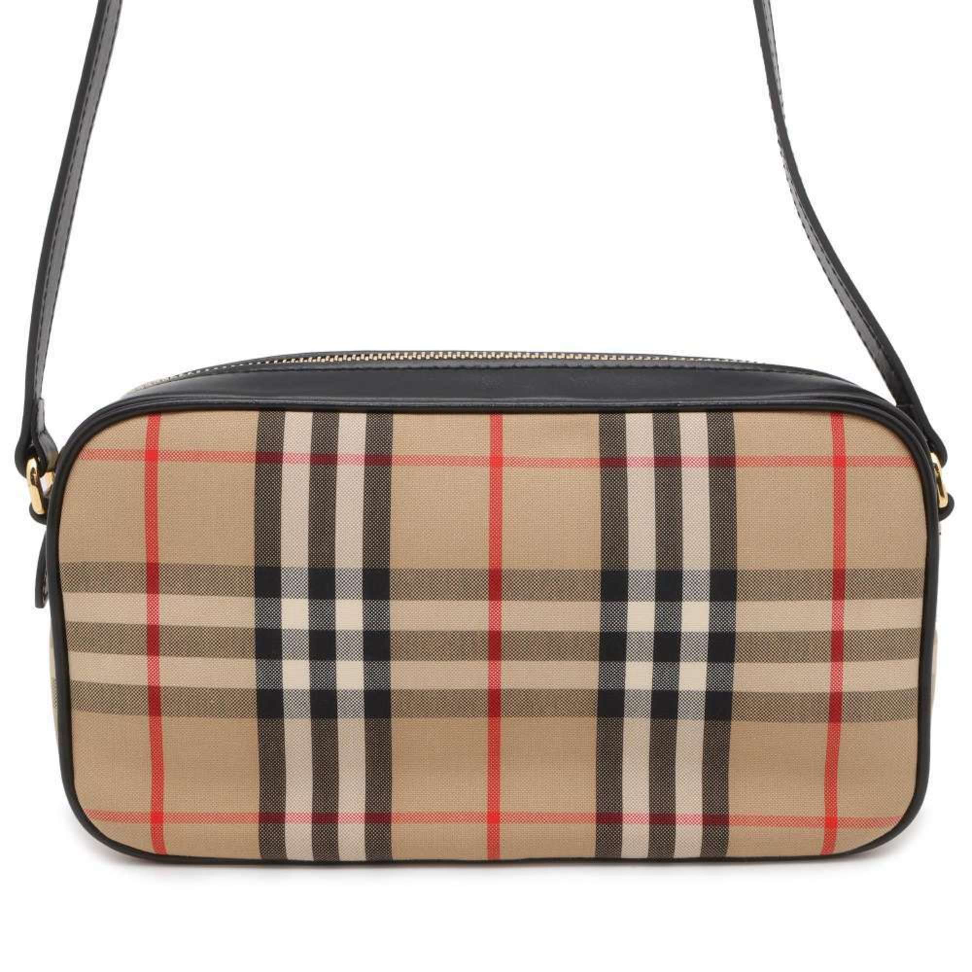 Burberry Shoulder Bag Nova Check Canvas BURBERRY