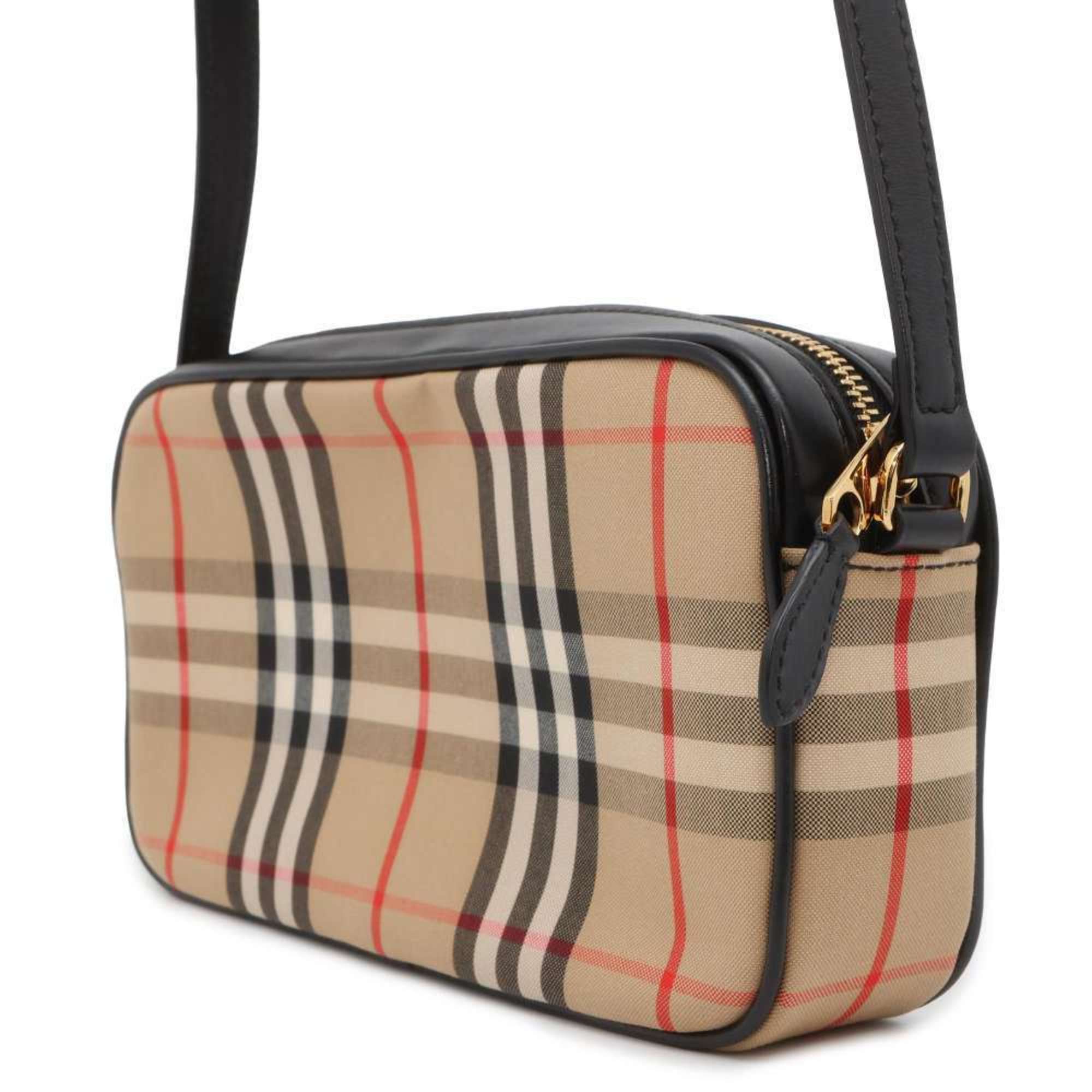 Burberry Shoulder Bag Nova Check Canvas BURBERRY