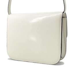 Celine shoulder bag classic box medium crossbody 164173 CELINE white