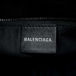 Balenciaga Shoulder Bag BB Monogram Leather 702701 BALENCIAGA Black