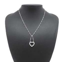 Tiffany Necklace Sentimental Heart Diamond Pt950 Platinum