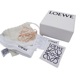 LOEWE Brooch for Women Anagram Pink Gold