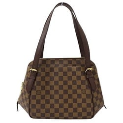 Louis Vuitton Damier Women's Shoulder Bag Belem MM N51174 Brown