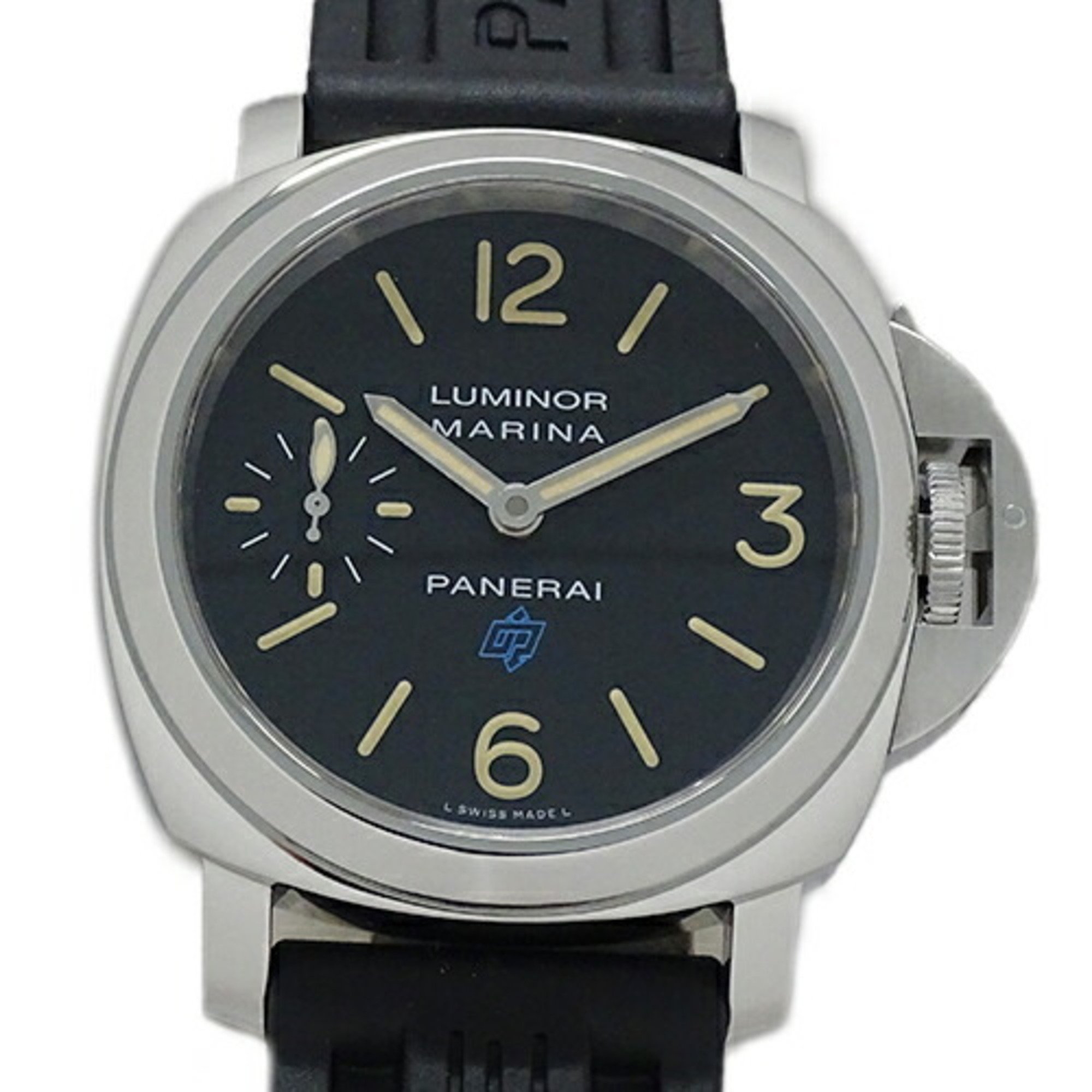 Panerai Luminor Marina PAM00631 Watch Men's Acciaio Hand-wound Stainless Steel SS Rubber Polished