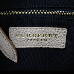 Burberry BURBERRY Bag Women's Handbag Shoulder 2way Leather Beige Pink