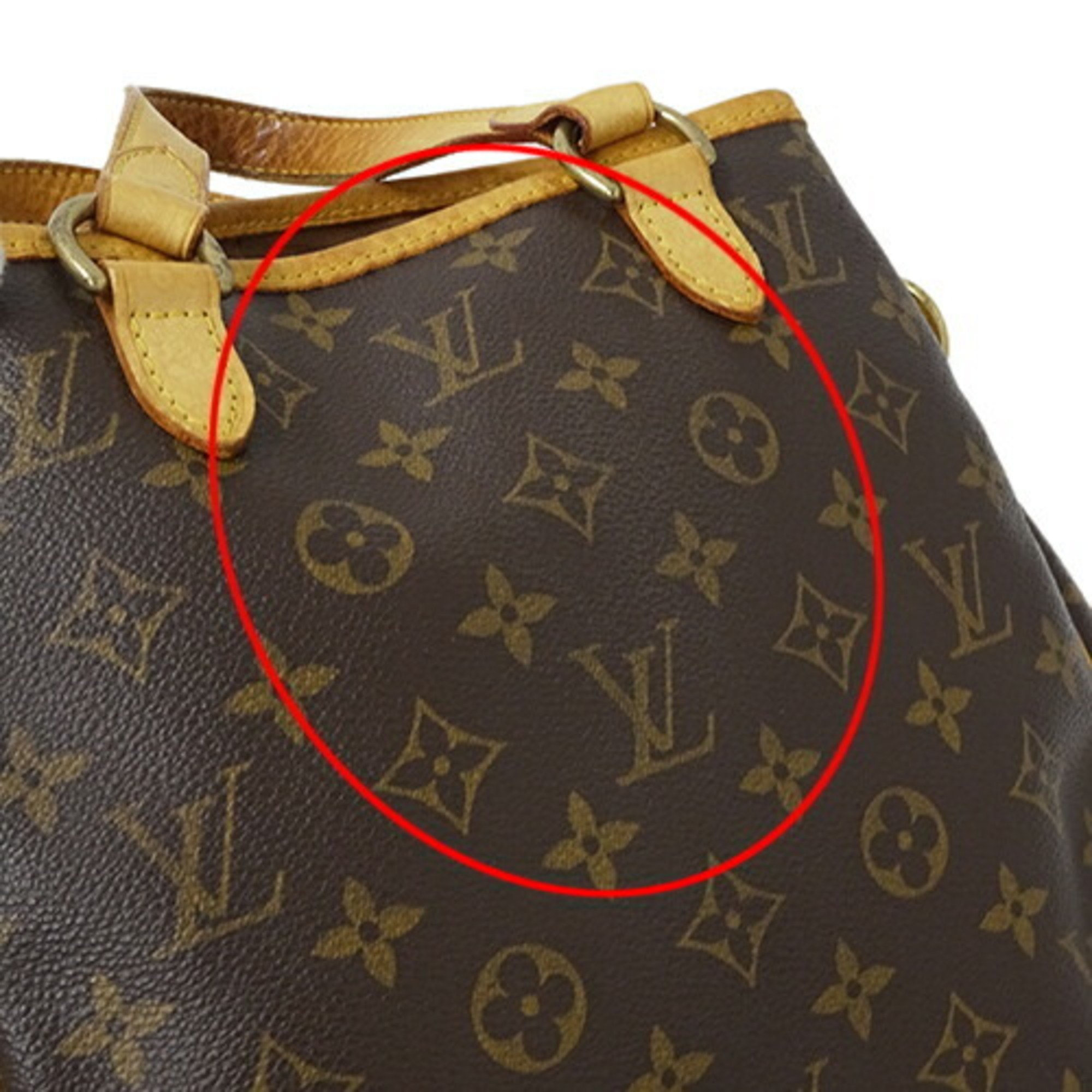 Louis Vuitton LOUIS VUITTON Bag Monogram Ladies Handbag Batignolles M51156 Brown