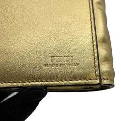 Fendi Bi-fold Wallet Embossed FF 8M0419 FENDI Gold