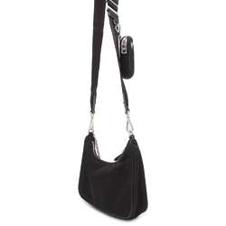 Prada Shoulder Bag Re-Edition 2005 Nylon 1BH204 PRADA 2way Black