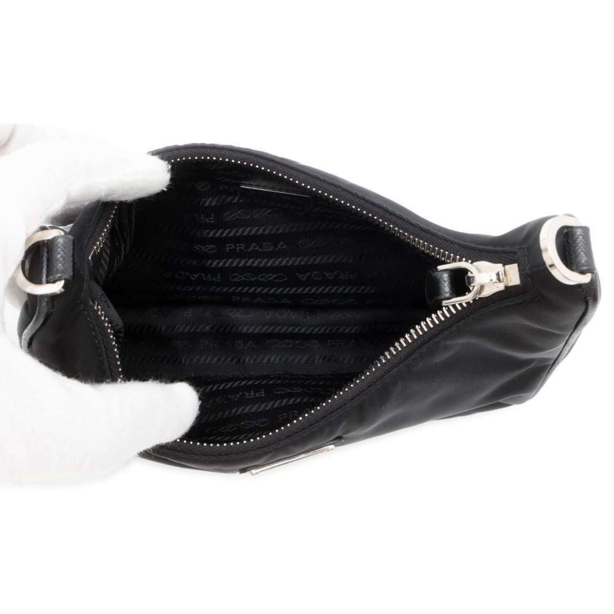 Prada Shoulder Bag Re-Edition 2005 Nylon 1BH204 PRADA 2way Black