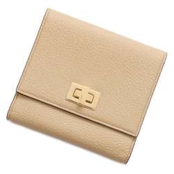Fendi Tri-fold Wallet Peekaboo Selleria Compact Leather 8M0438 FENDI