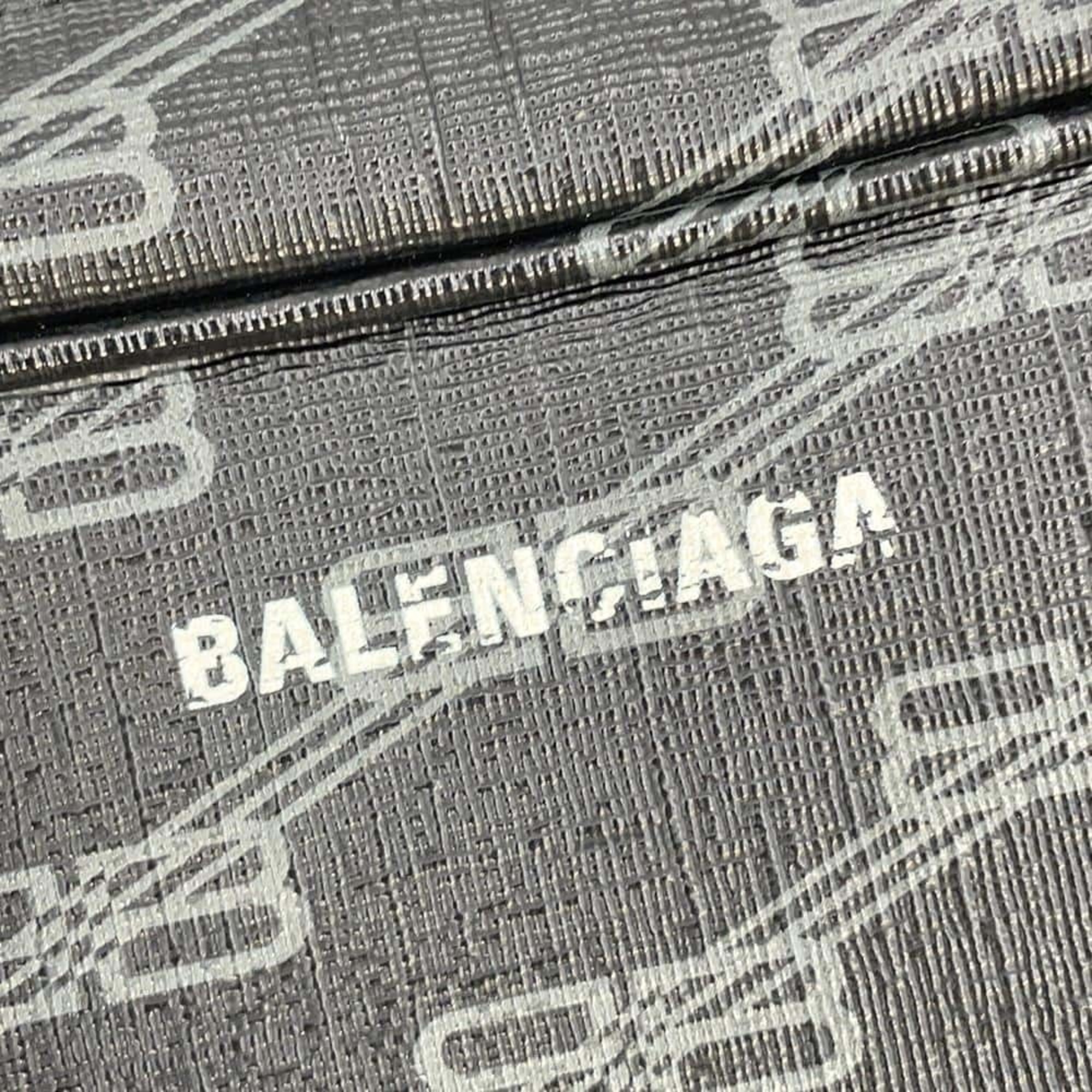 Balenciaga Shoulder Bag BB Monogram Signature Camera 702723 BALENCIAGA Black