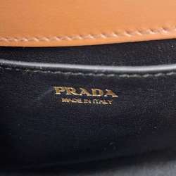 Prada Shoulder Bag Leather PRADA Brown