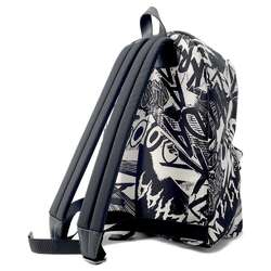 Celine Backpack Christian Marclay ZZHAA ZOW Print Canvas 188382BKG.38AW White Black