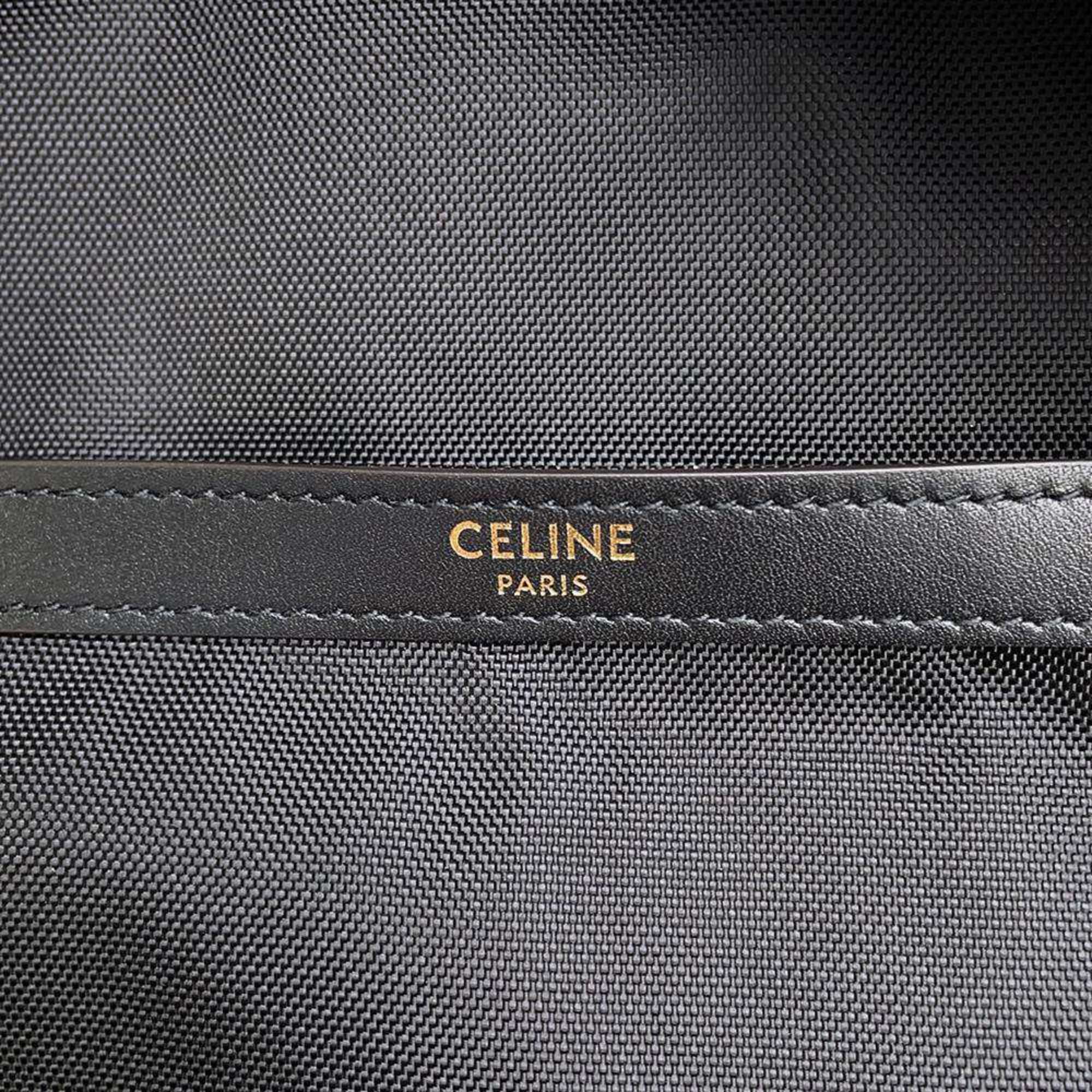 Celine Backpack Christian Marclay ZZHAA ZOW Print Canvas 188382BKG.38AW White Black