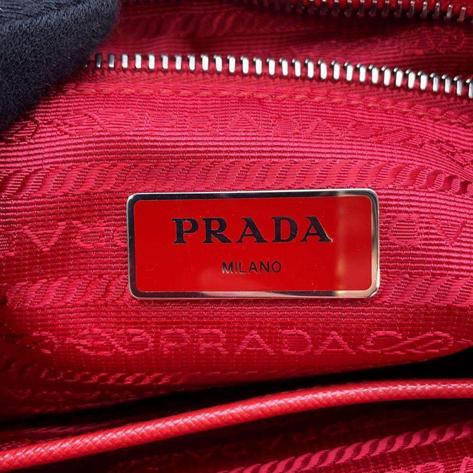 Prada Chain Shoulder Bag Nylon 1BB072 PRADA Tote