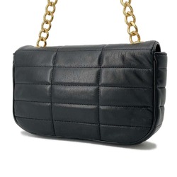 Celine Chain Shoulder Bag Matelasse Monochrome 111273EYD CELINE Black