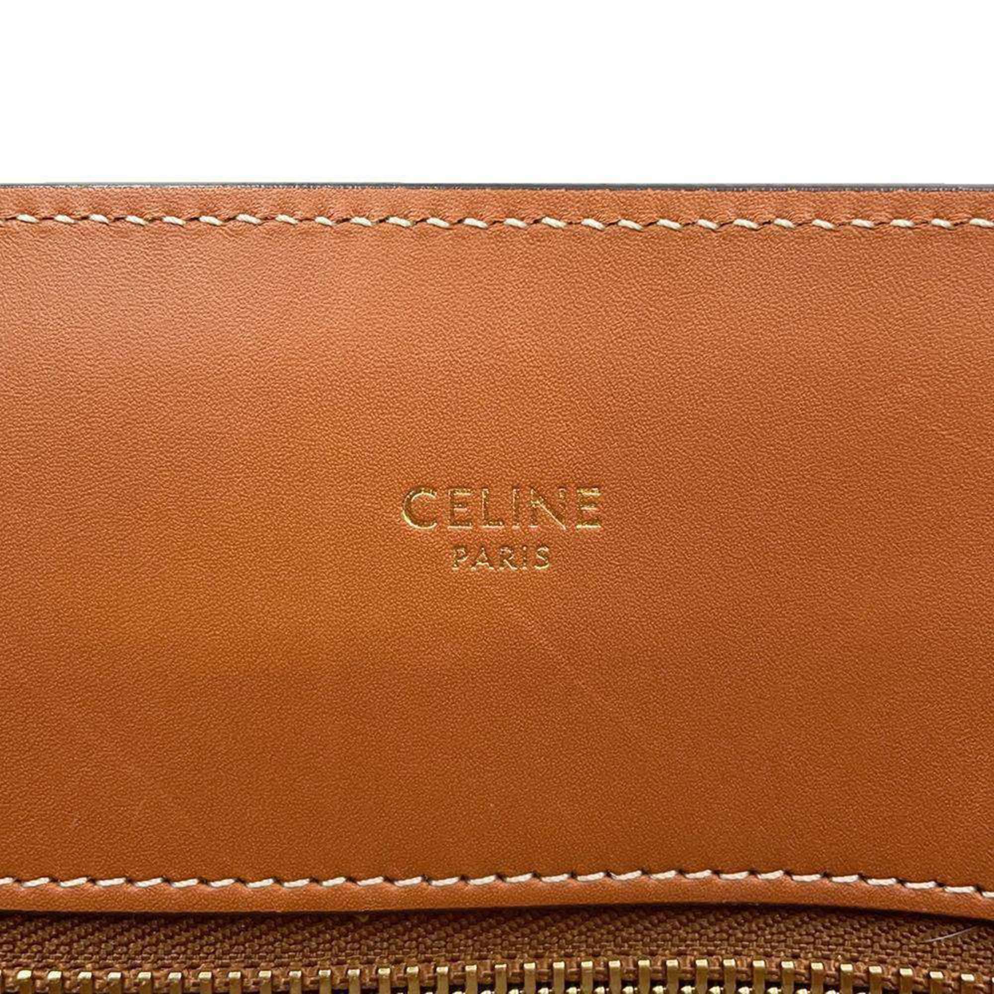 Celine Tote Bag Triomphe Vertical Cabas Small CELINE 2way Handbag Shoulder