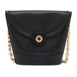 Tiffany Chain Shoulder Bag Leather Tiffany&Co. Black