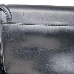 Tiffany Chain Shoulder Bag Leather Tiffany&Co. Black